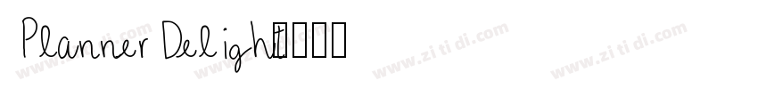 Planner Delight字体转换